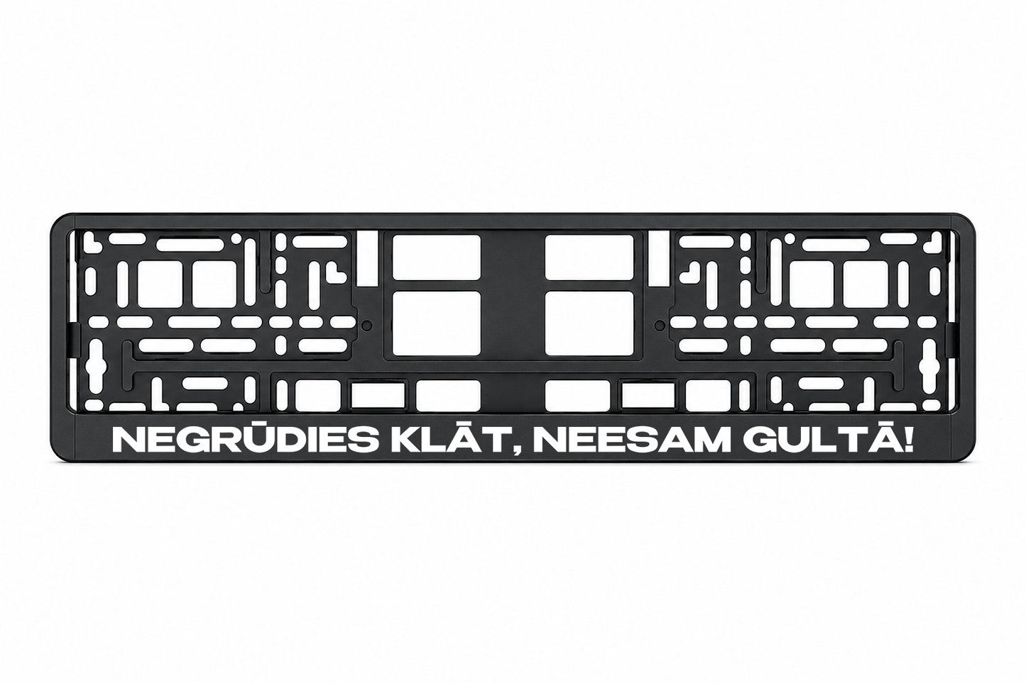 NEGRŪDIES KLĀT, NEESAM GULTĀ!
