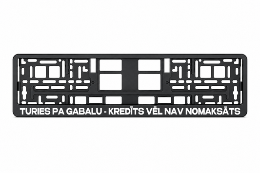 TURIES PA GABALU, KREDĪTS VĒL NAV NOMAKSĀTS
